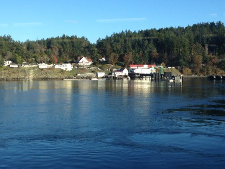 Orcas Ferry Terminal in the Sun