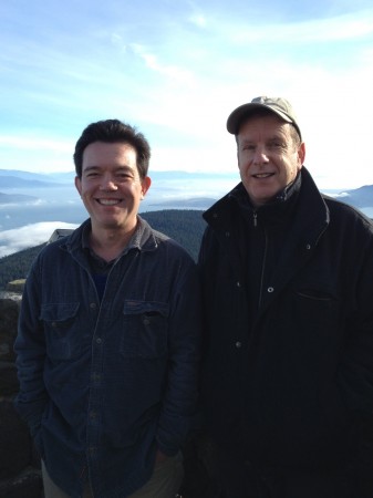 Babar and Mark at Mountaintop