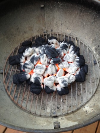 Coals finally hot