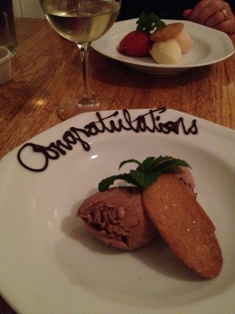 Honeymoon Congrats Dessert